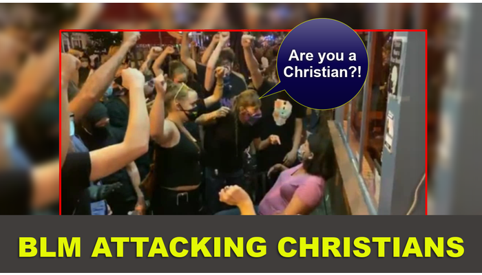 BLM attacking Christians